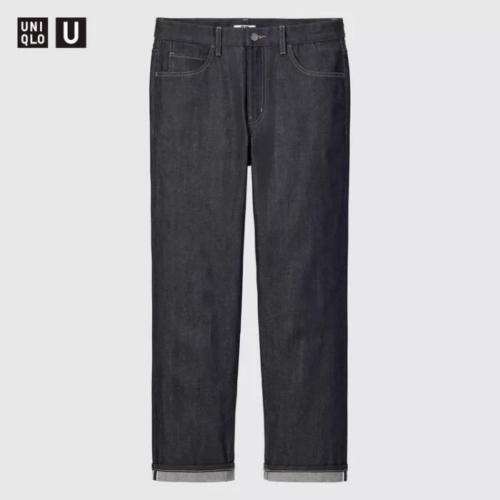 Uniqlo Selvedge Regular Fit Men’s Jeans Navy Blue