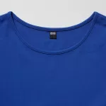 Uniqlo Short Sleeved Flared Dress Women Blue