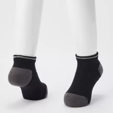 Uniqlo Short Socks (Three Pairs) Kids Black Blue White