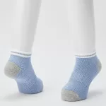 Uniqlo Short Socks (Three Pairs) Kids Blue Red