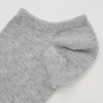 Uniqlo Short Socks (Three Pairs) Women Yellow Beige Gray