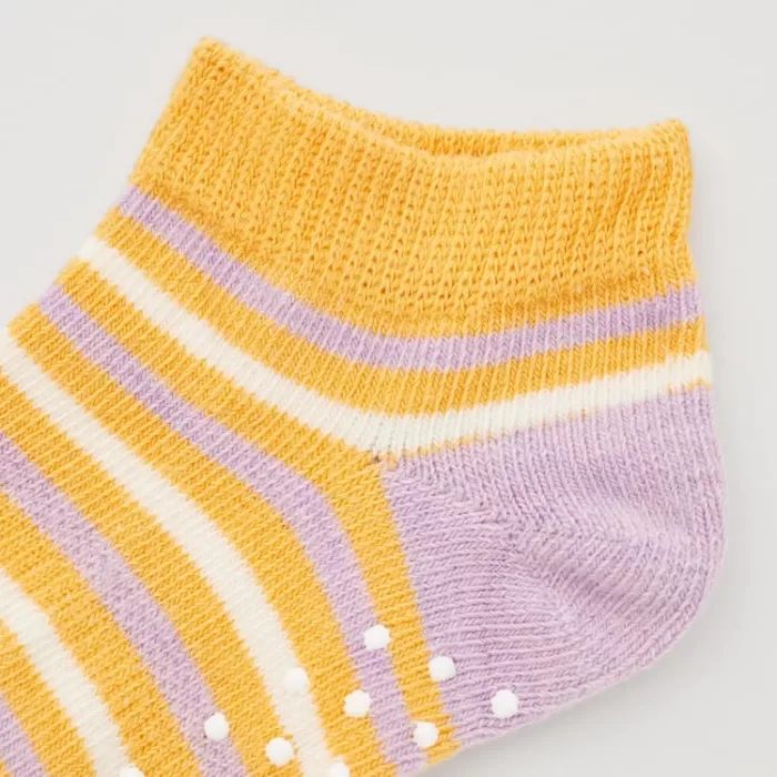 Uniqlo Short Socks (Two Pairs) Baby Pink Orange