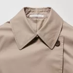 Uniqlo Short Trench Coats Women Beige