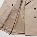 Uniqlo Short Trench Coats Women Beige