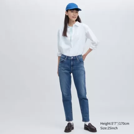 Uniqlo Slim Fit Straight Leg Women’s Jeans Blue