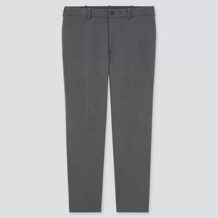 Uniqlo Smart Comfort Ankle Length (Long) Pants (2021 Season) Men Grey