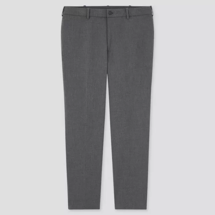 Uniqlo Smart Comfort Ankle Length (Long) Pants (2021 Season) Men Grey