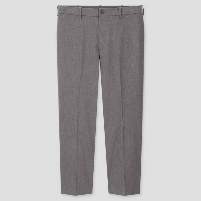 Uniqlo Smart Comfort Ankle Length (Long) Pants Men Grey