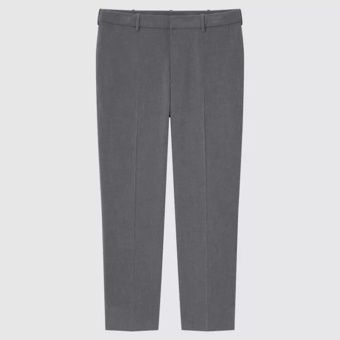 Uniqlo Smart Comfort Ankle Length Pants (2021 Season) Men Grey