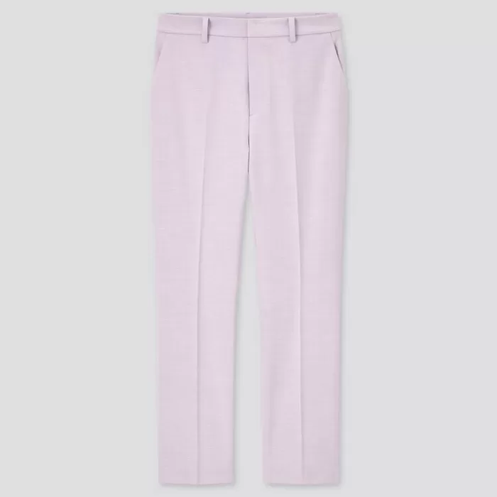 Uniqlo Smart Comfort Ankle Length Pants (2021 Season) Women Light Purple