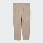 Uniqlo Smart Cotton Ankle Length Men’s Pants Beige