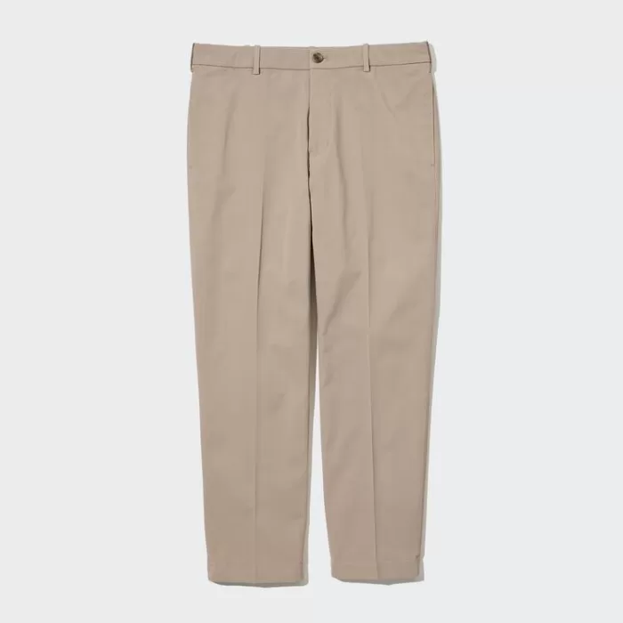 Uniqlo Smart Cotton Ankle Length Men’s Pants Beige