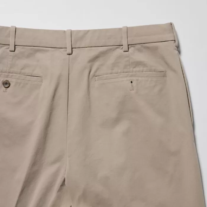 Uniqlo Smart Cotton Ankle Length Men’s Pants Beige