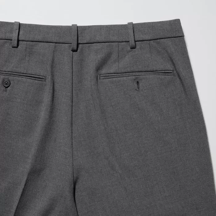 Uniqlo Smart Lana-like Ankle Length (Long) Men’s Gray Pants