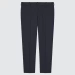 Uniqlo Smart Striped Ankle Length Pants Men Blue