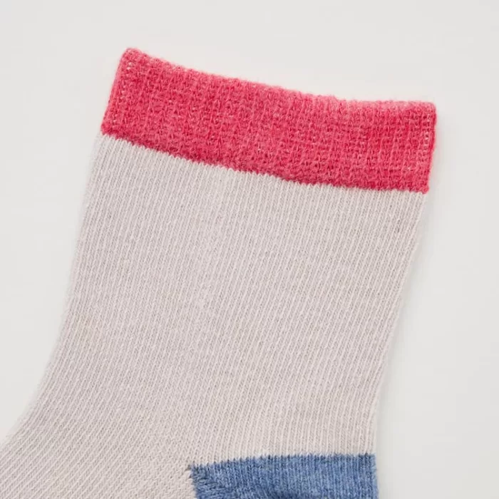 Uniqlo Socks (Two Pairs) Baby Beige Grey