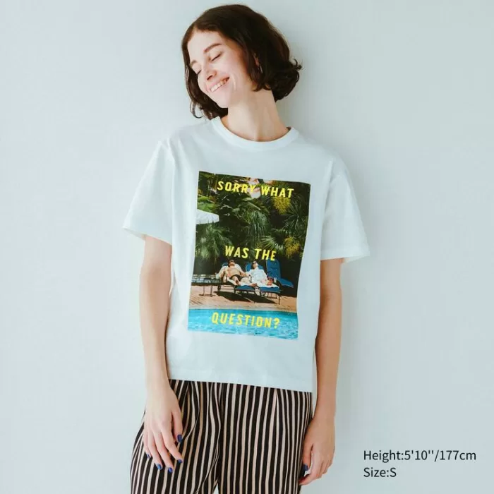 Uniqlo Sofia Coppola Ut Printed T-shirt Women White