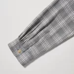 Uniqlo Soft Brushed Checked Long Sleeved Women’s Shirts Gray