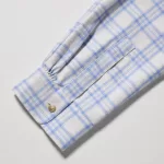 Uniqlo Soft Brushed Checked Long Sleeved Women’s Shirts Light Blue