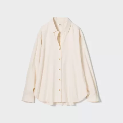 Uniqlo Soft Brushed Long Sleeved Women’s Shirts White