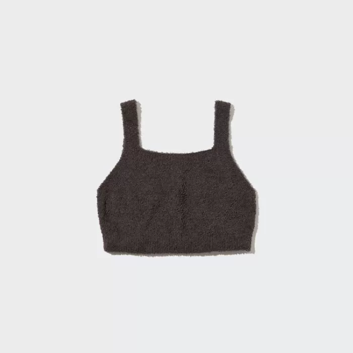 Uniqlo Soft Fluffy Relaxed Fitlette Bras Women Dark Brown