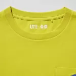 Uniqlo Splatoon 3 Ut Printed T-Shirt Kids Yellow