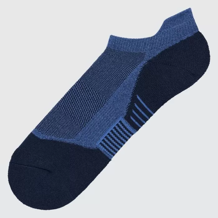 Uniqlo Sports Pile Short Socks Men Blue