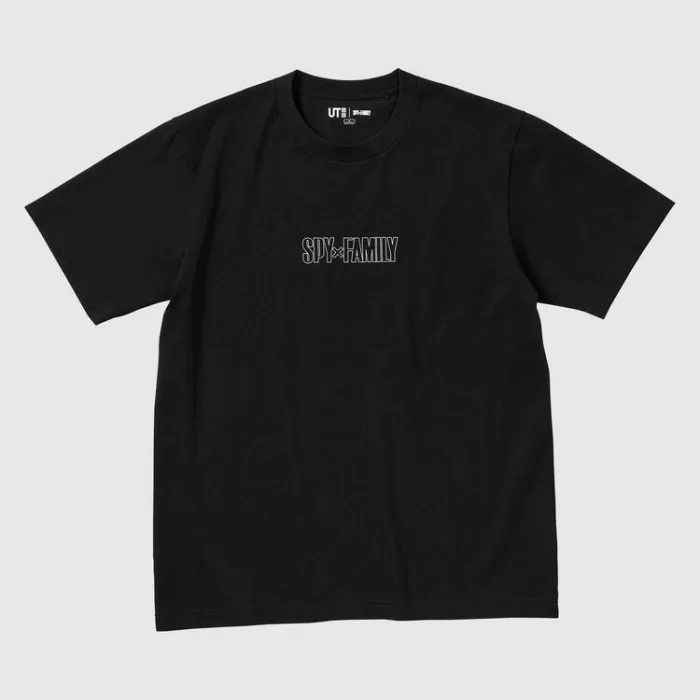 Uniqlo Spy X Family Ut Printed Men’s Black T-Shirt