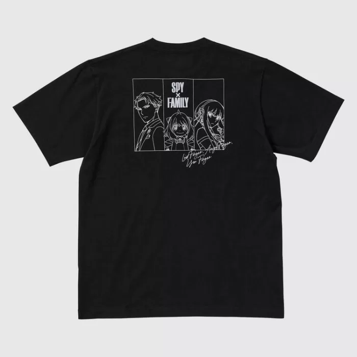 Uniqlo Spy X Family Ut Printed Men’s Black T-Shirt