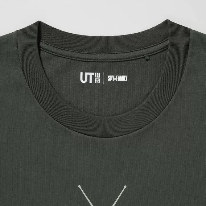 Uniqlo Spy X Family Ut Printed T-Shirt Men Dark Grey