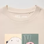 Uniqlo Spy X Family Ut Printed T-shirt Kids Beige