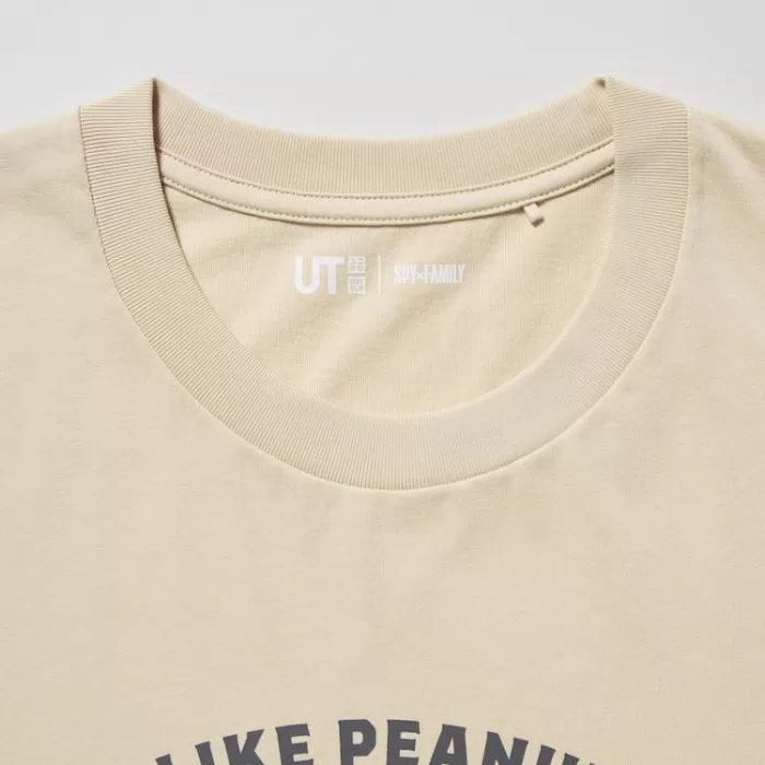 Uniqlo Spy X Family Ut Printed T-shirt Men Beige