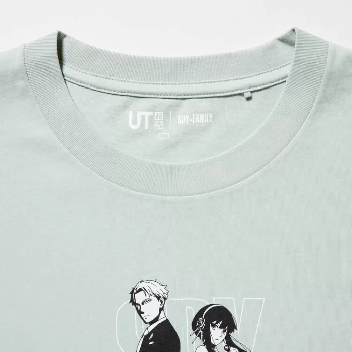 Uniqlo Spy X Family Ut Printed T-shirt Men Light Green