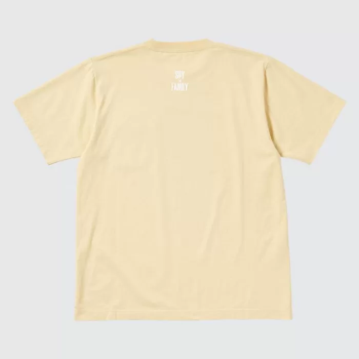 Uniqlo Spy X Family Ut Printed T-shirt Men Yellow