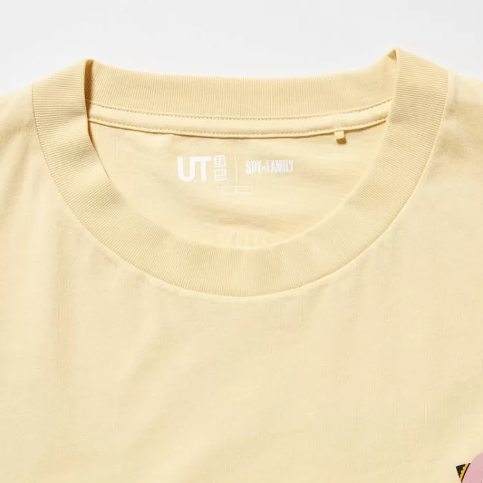 Uniqlo Spy X Family Ut Printed T-shirt Men Yellow