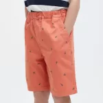 Uniqlo Stretch Printed Easy Shorts Boys Orange