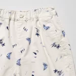 Uniqlo Stretch Printed Easy Shorts Kids White