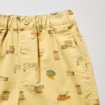 Uniqlo Stretch Printed Easy Shorts Kids Yellow