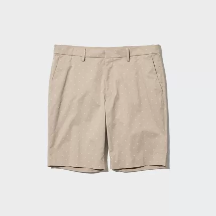 Uniqlo Stretch Slim Fit Shorts Men Beige