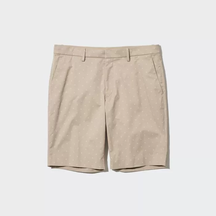 Uniqlo Stretch Slim Fit Shorts Men Beige