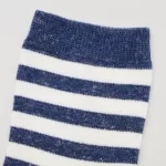 Uniqlo Striped Regular Socks (Three Pairs) Kids Blue White Black