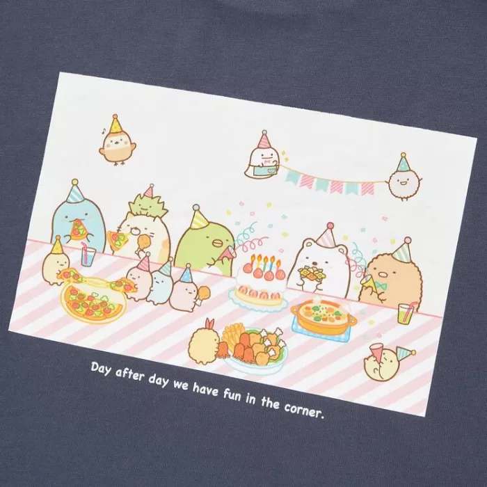 Uniqlo Sumikkogurashi Ut Printed T-shirt Kids Blue