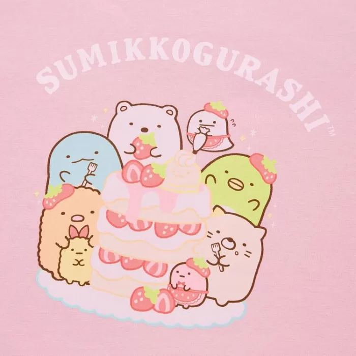 Uniqlo Sumikkogurashi Ut Printed T-shirt Kids Pink