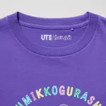 Uniqlo Sumikkogurashi Ut Printed T-shirt Kids Purple