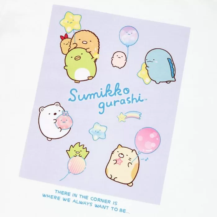 Uniqlo Sumikkogurashi Ut Printed T-shirt Kids White