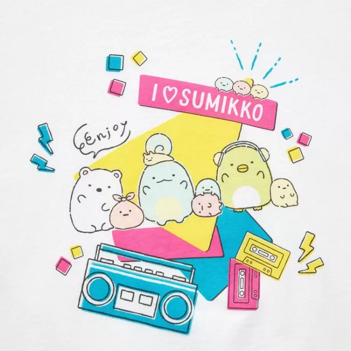 Uniqlo Sumikkogurashi Ut Printed T-shirt Kids White