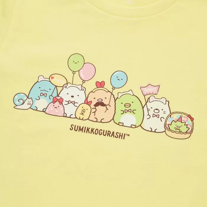 Uniqlo Sumikkogurashi Ut Printed T-shirt Kids Yellow