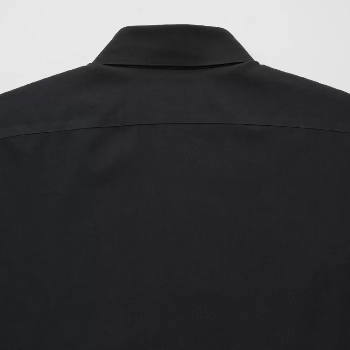 Uniqlo Super Non-iron Slim Fit (Regular Collar) Men’s Black Shirts