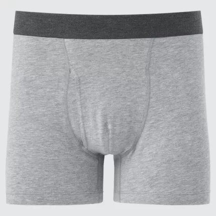 Uniqlo Supima Cotton Boxers Underwear (2021 Season) Men Gray