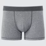 Uniqlo Supima Cotton Low Rise Boxer Underwear Men Grey